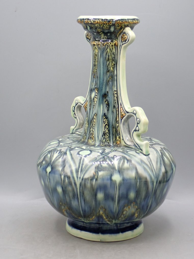 Utrecht, Holland, Fayence- en Tegelfabriek - Wazon - orientalist - Ceramika #3.2