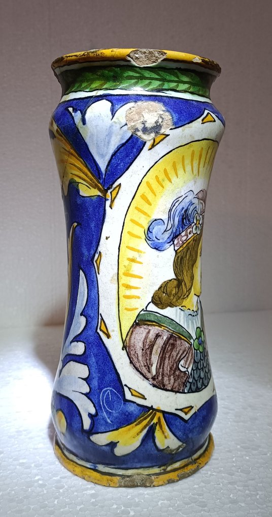 Apotekerkrukke/Albarello - Maiolica #3.2