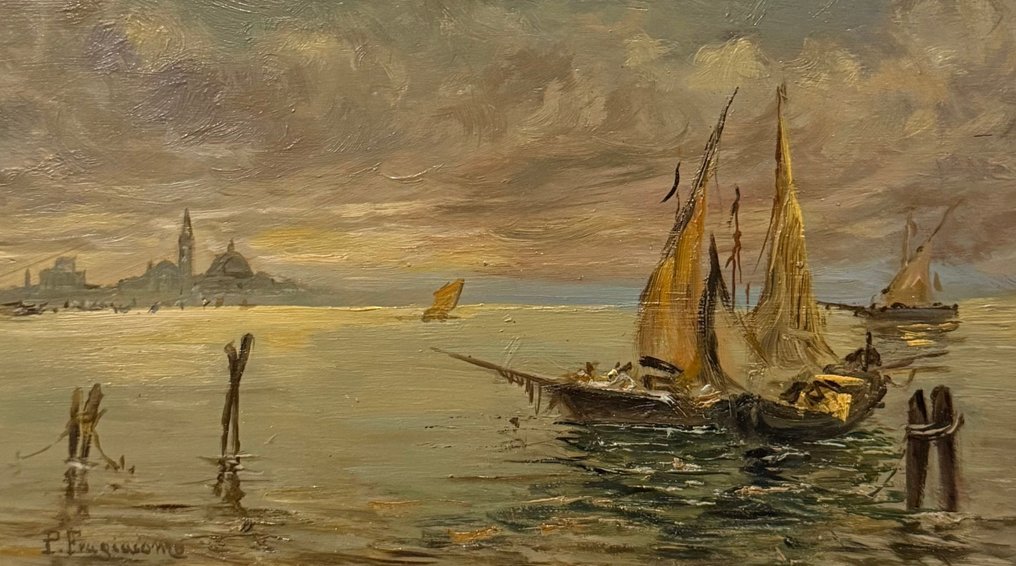 Pietro Fragiacomo (1856-1922), Attr. a - Venezia #1.0
