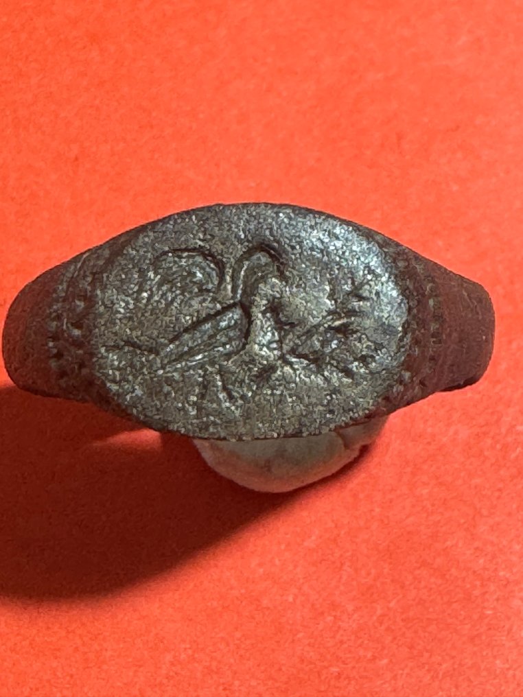 Ókori Római, Birodalom Bronz gyűrű (Nincs minimálár) #1.0