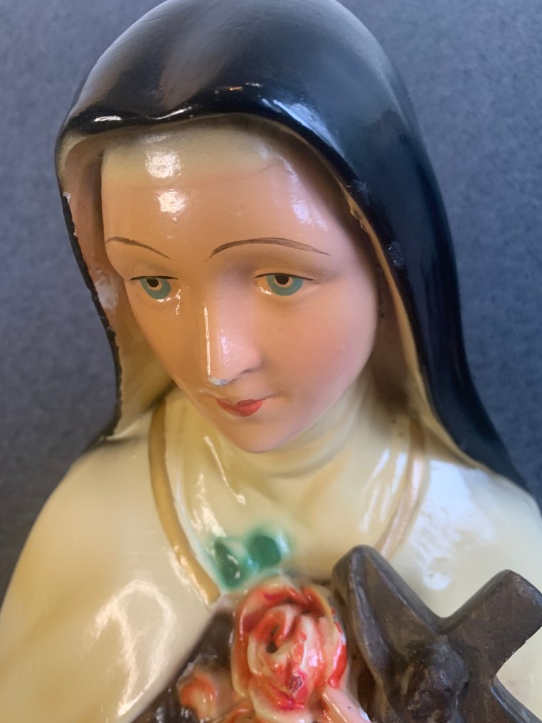 Billede - Helgen Thérèse - Gips - 1940-1950 #2.1