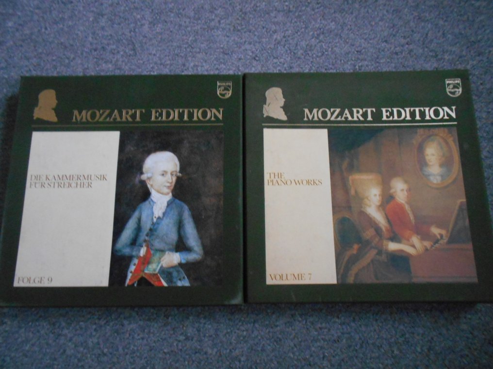 Mozart - 2 Boxsets: Mozart pianoworks, Chamermusic, Haebler, Grumiaux, 29 lps - Multiple titles - LP Albums (multiple items) - Stereo - 1968 #1.0