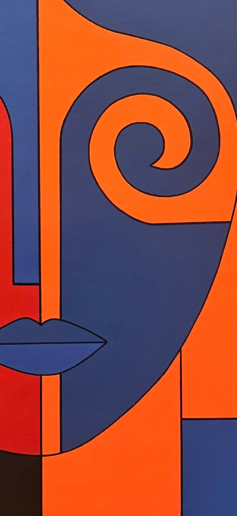 Marcel Mendez - Fragmented Face #4 -XL- (No Reserve) #2.1