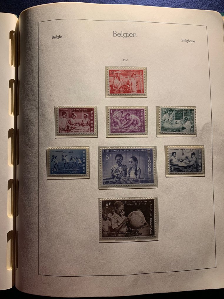 Belgio 1959/1983 - Una collezione in due album Leuchtturm. #3.2