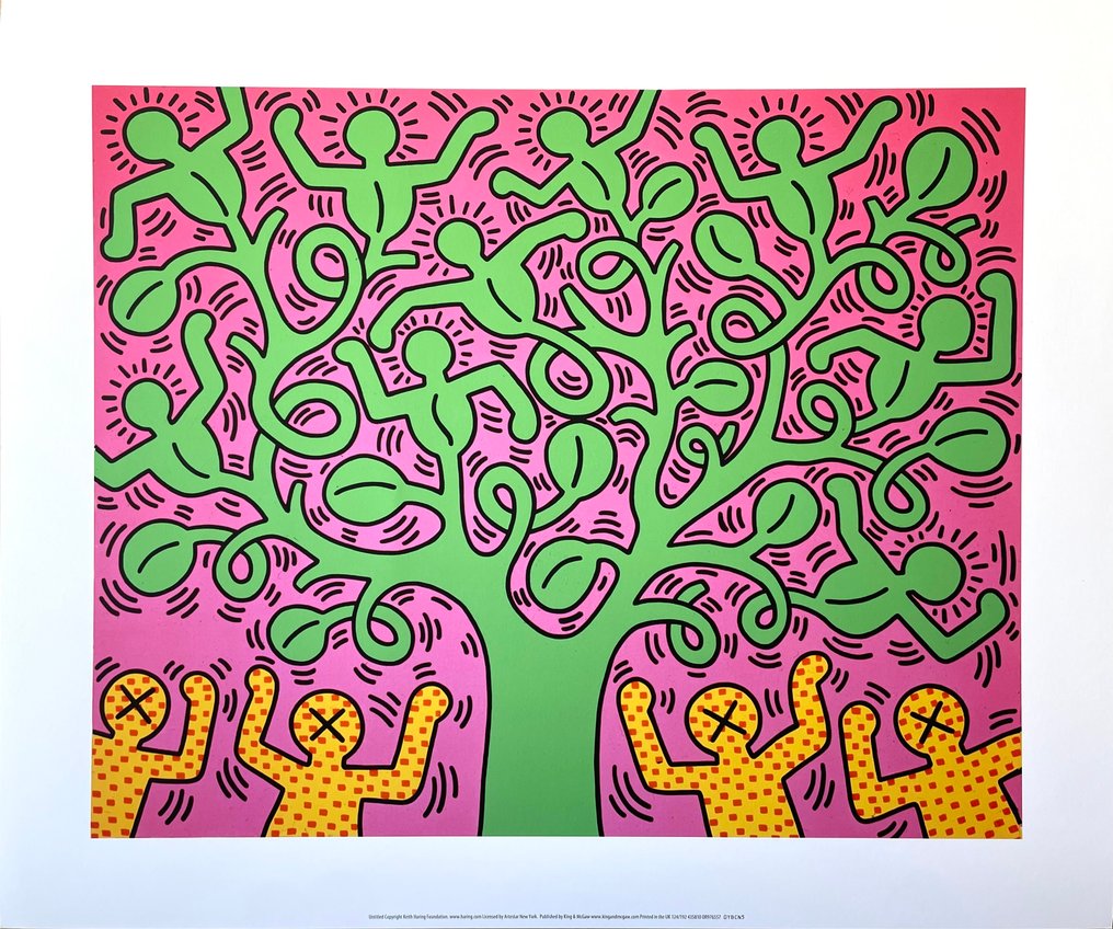 Keith Haring - Untitled (Tree of Life) - Artestar licensed print #1.0