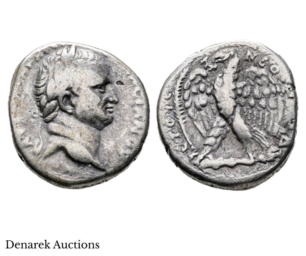 Római Birodalom (tartomány). Vespasianus (AD 69-79). Tetradrachm (Nincs minimálár) #1.0