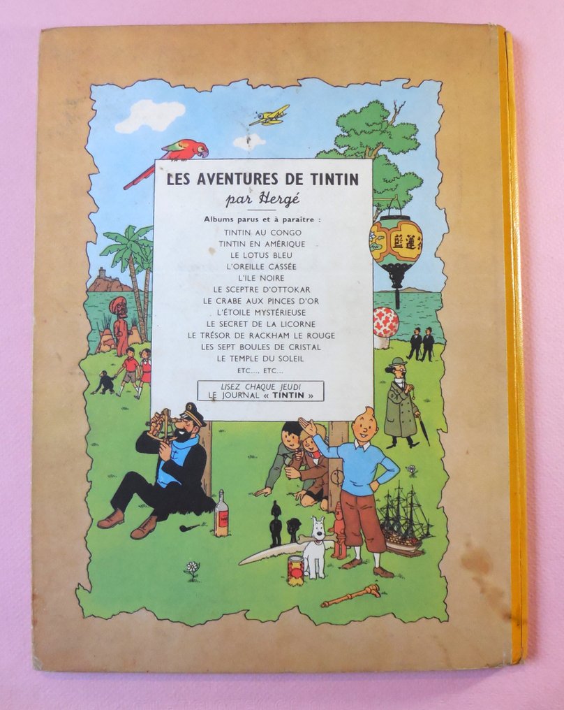 Tintin T14 - Le Temple du soleil B3  - C - 1 Album - 第一版 - 1949 #1.0