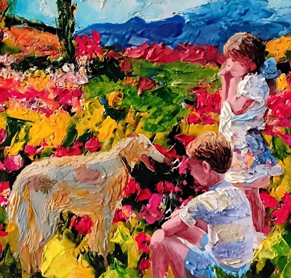 Bartolo Gentiluomo (1973) - Ragazzi con levriero #1.0