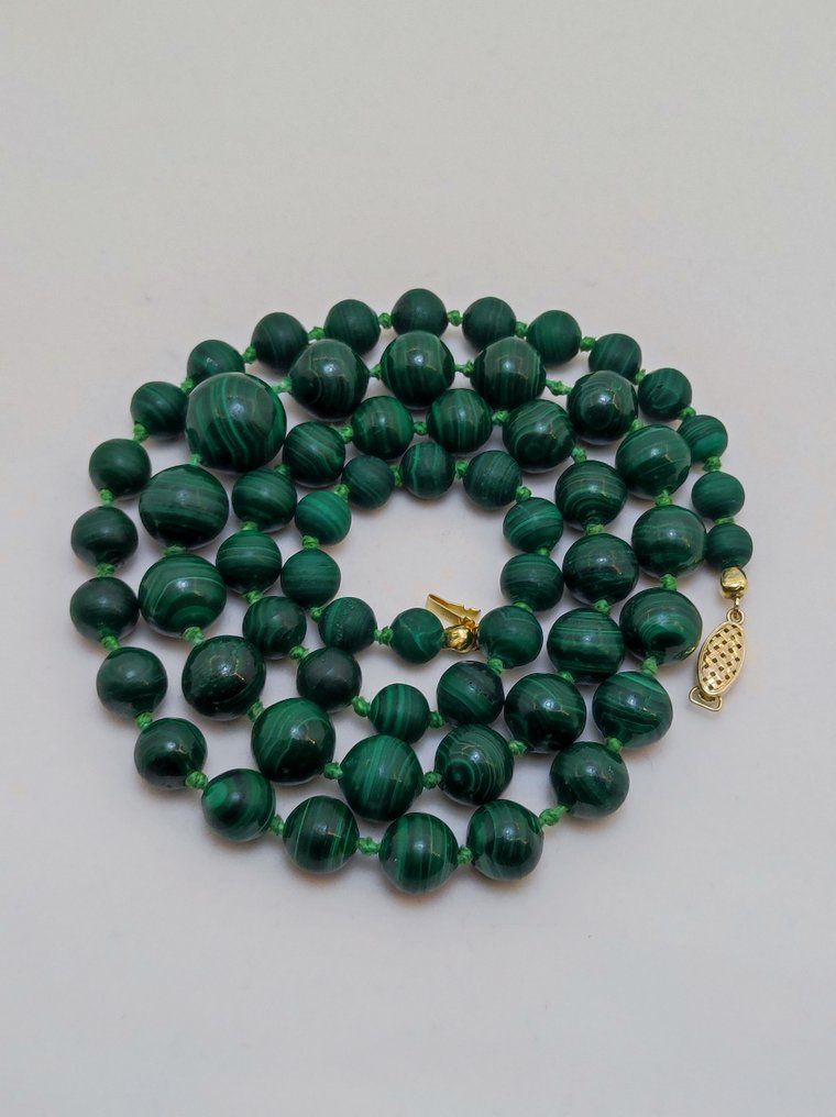 没有保留价 - 链 - 14K包金 黄金 - 关闭玛瑙球 #1.0