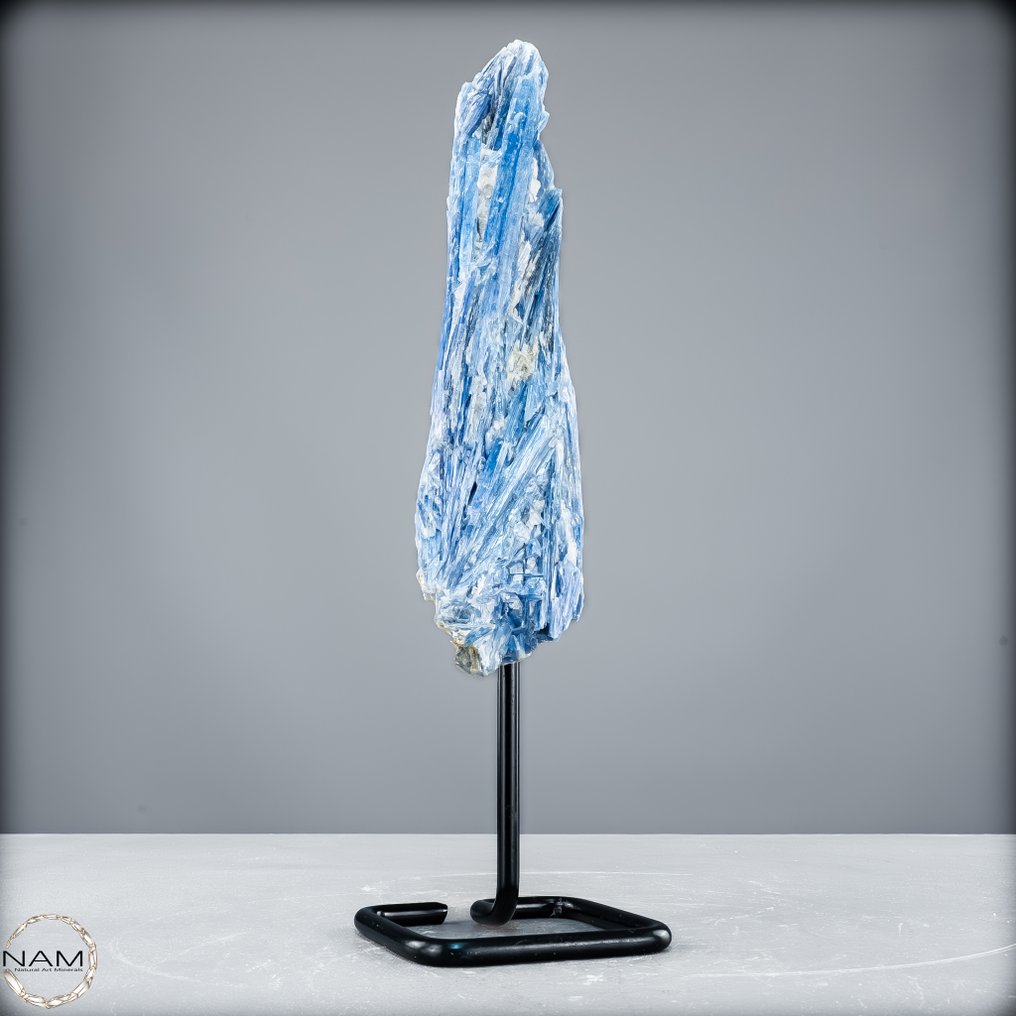 來自巴西的天然藍晶石水晶 – 清晰和內心平衡的天柱- 782.18 g #1.0