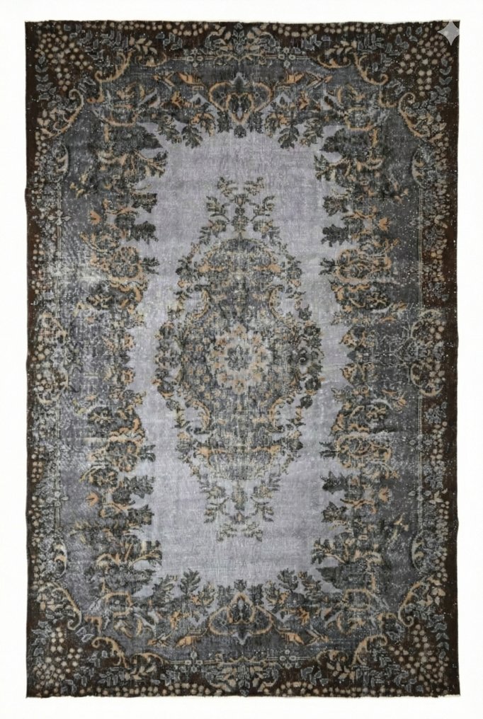 灰色复古 - 小地毯 - 295 cm - 180 cm - 有证书 #1.0