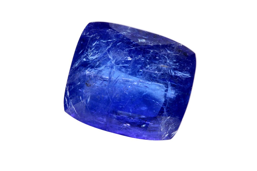 沒有保留價 藍色, 紫羅蘭色 坦桑石  - 13.62 ct - Instituto Gemólogico Español (IGE) #2.1