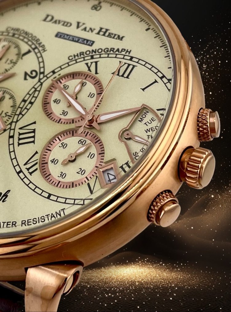 DAVID VAN HEIM - Dual Time Chronographe - Senza prezzo di riserva - VH-41 - Uomo - 2020+ #1.0