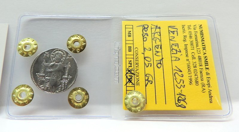 . Olaszország - Velence Doge Ranieri Zeno. Grosso 1253-1268 "QFDC", RARA (Nincs minimálár) #4.3