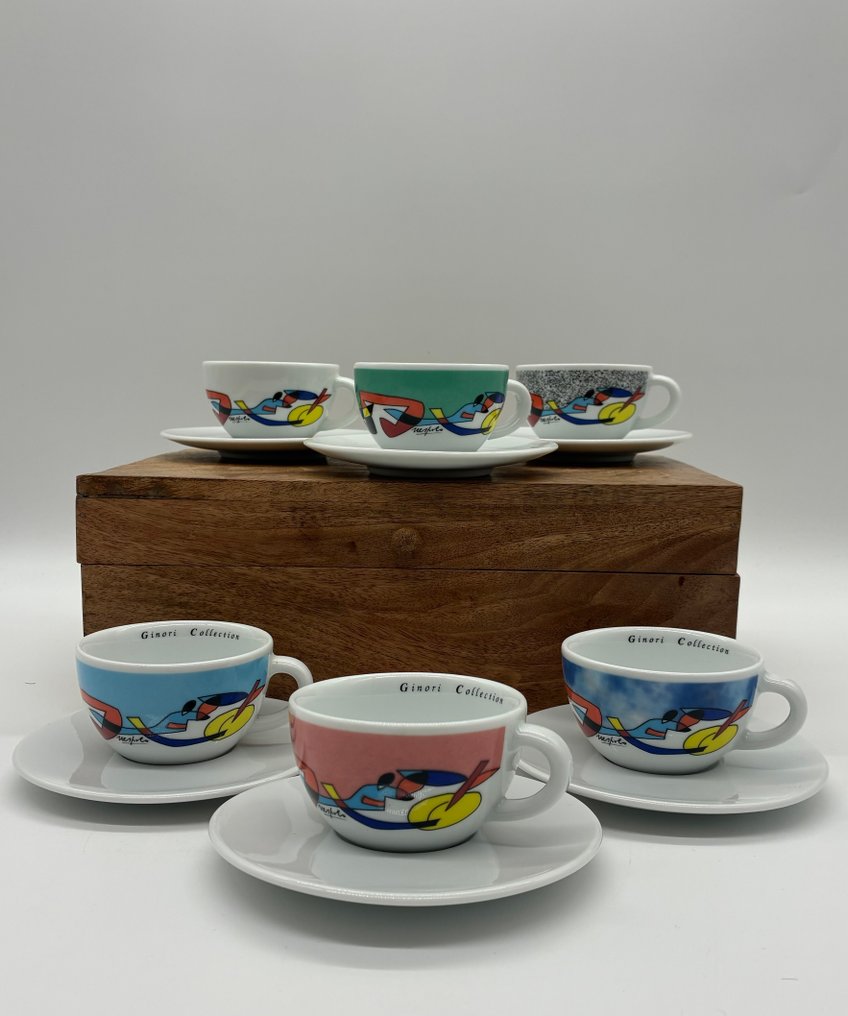Richard Ginori - 整套咖啡杯具 (12) - 瓷器 #1.0