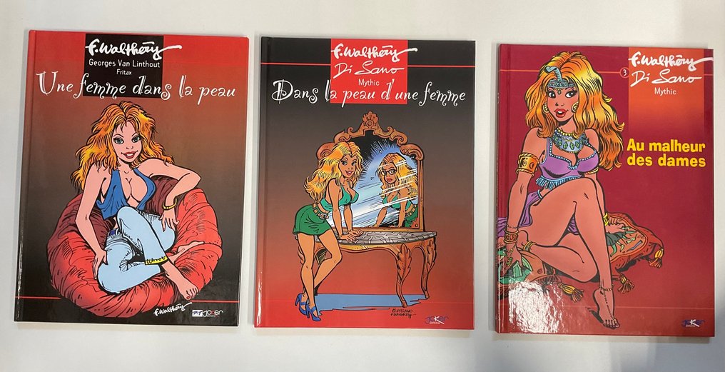 Walthèry & Une femme dans la peau - Une femme dans la peau & Dans la peau d'une femme & Au malheur des dames - 3 Album - Various editions #1.0