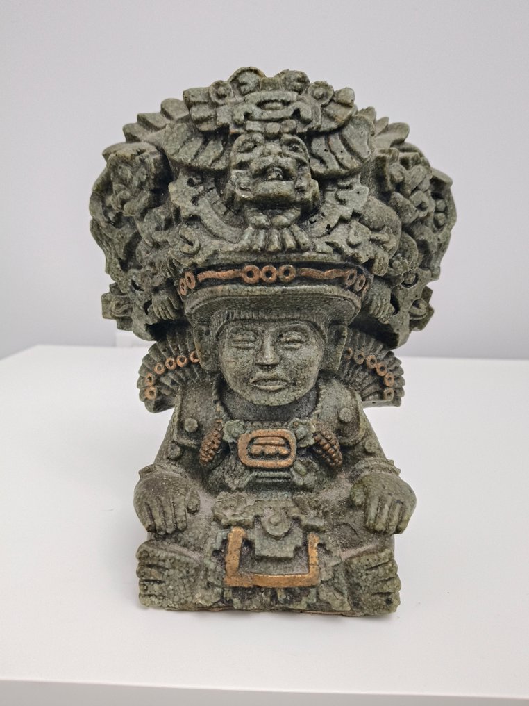 Scultura, Aztec figurine - 22 cm - Soapstone #1.0