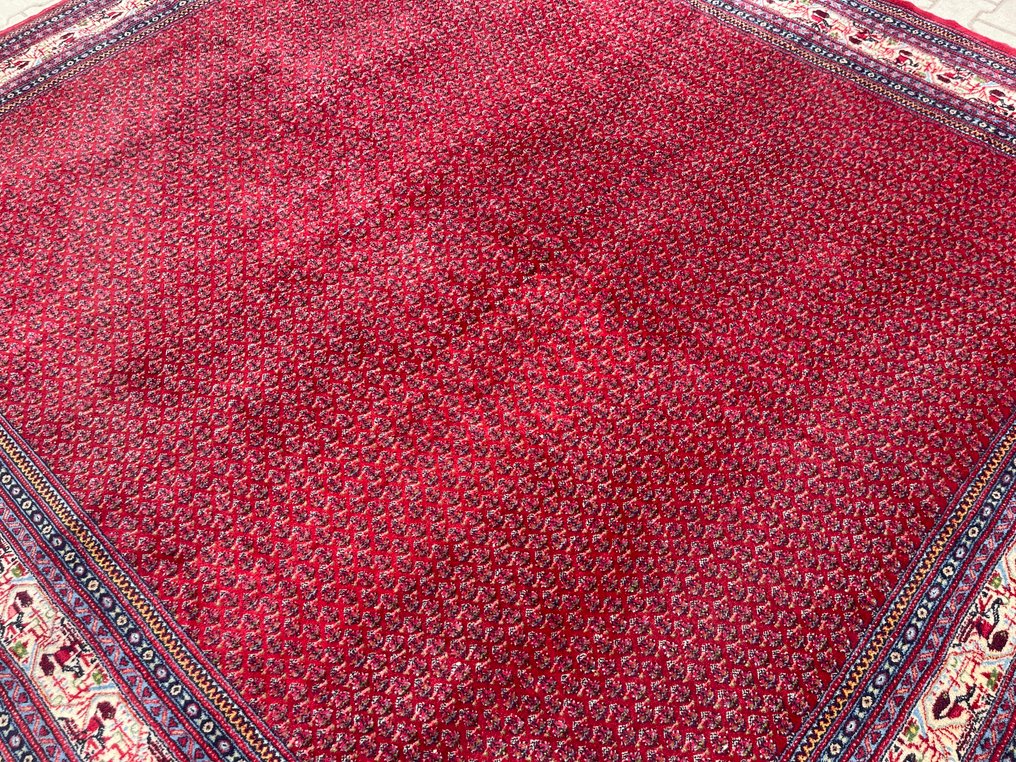 Λεπτός ινδονησιακός σχεδιασμός - λεπτό χειροποίητο - μαλλί - καθαρισμένο - μαλλωμένο χαλί. - Χαλί - 292 cm - 275 cm #2.1