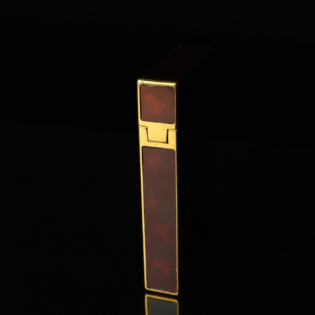 S.T. Dupont - Ligne 2 Maduro Lacquer Vintage Gas Lighter - Lighter - Gold plated, Maduro Lacquer #4.3