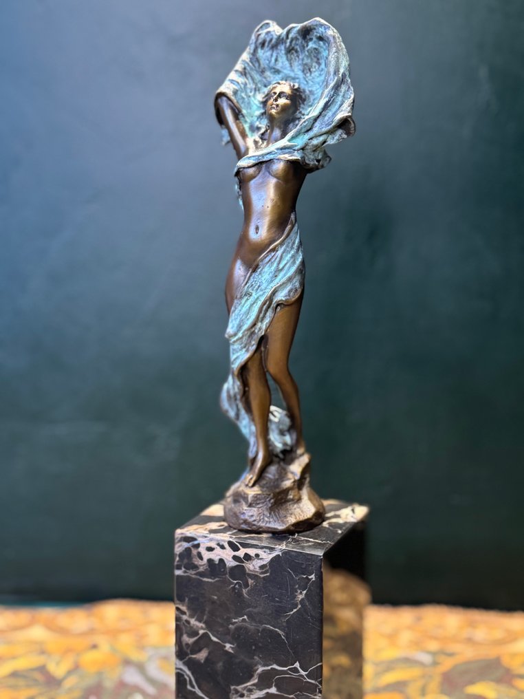 Milo (1910-1978) - 雕刻, Danseres - 35.5 cm - 青銅色, 大理石 #2.1