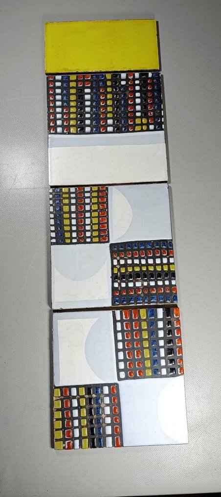  Tile (4) - Capron - Roger Capron - 1940-1950  #1.0