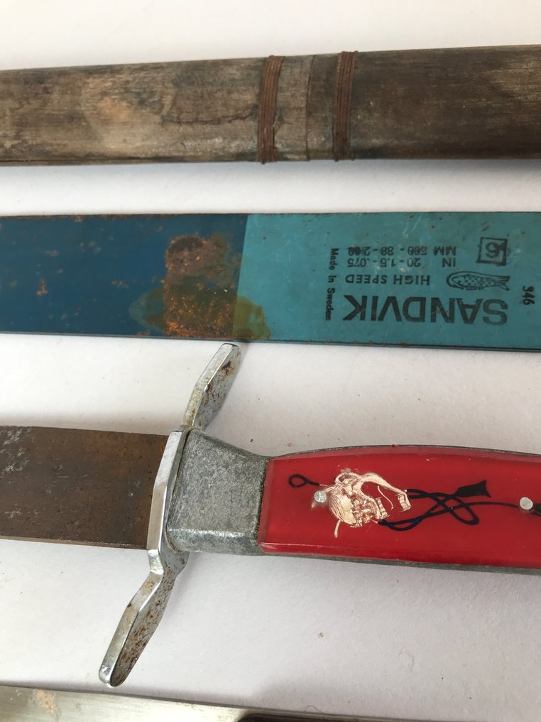 Cuțit bucătărie - Oțel, Lemn - Japonia - Un set de 7 cuțite variate #4.3