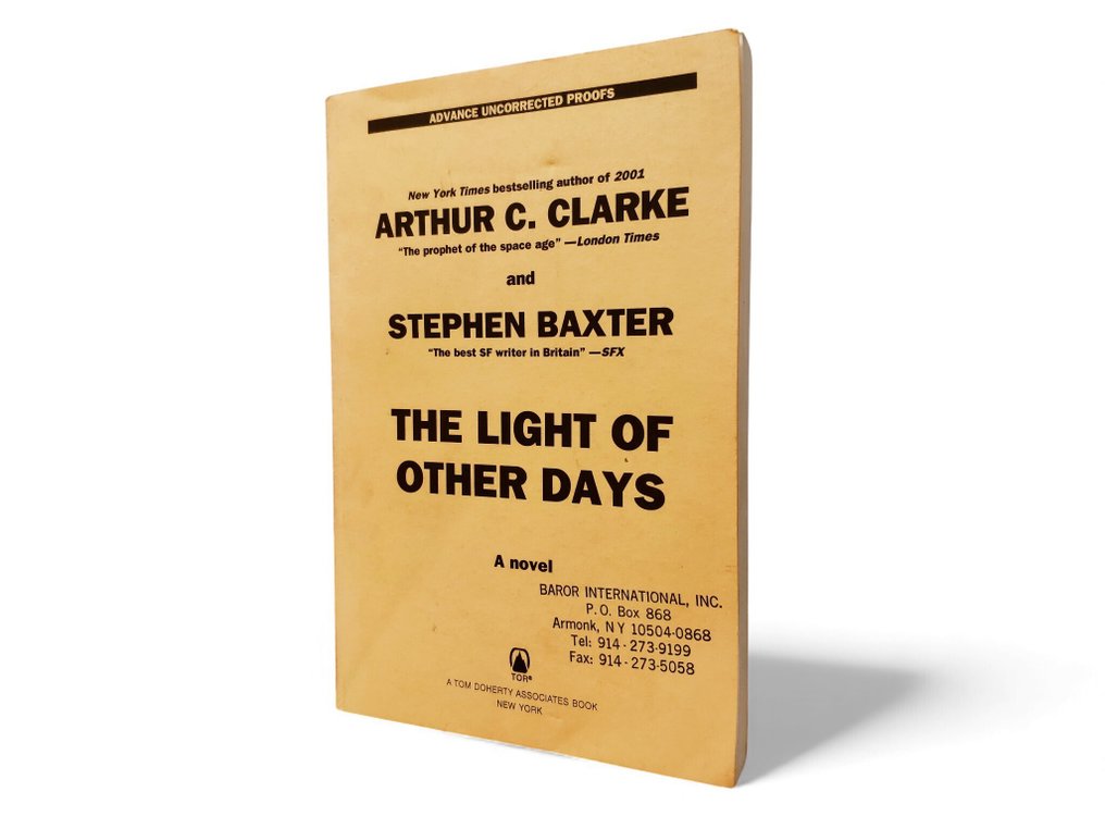 Arthur C. Clarke - The Light of Other Days – Advance Uncorrected Proof - 2000 #1.0