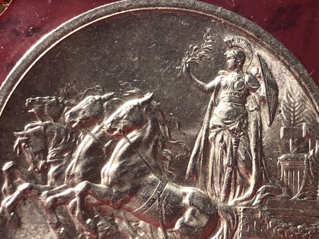 Olaszország, Királyság Vittorio Emanuele III. 2 Lire 1916 "Quadriga Briosa" (Nincs minimálár) #1.0