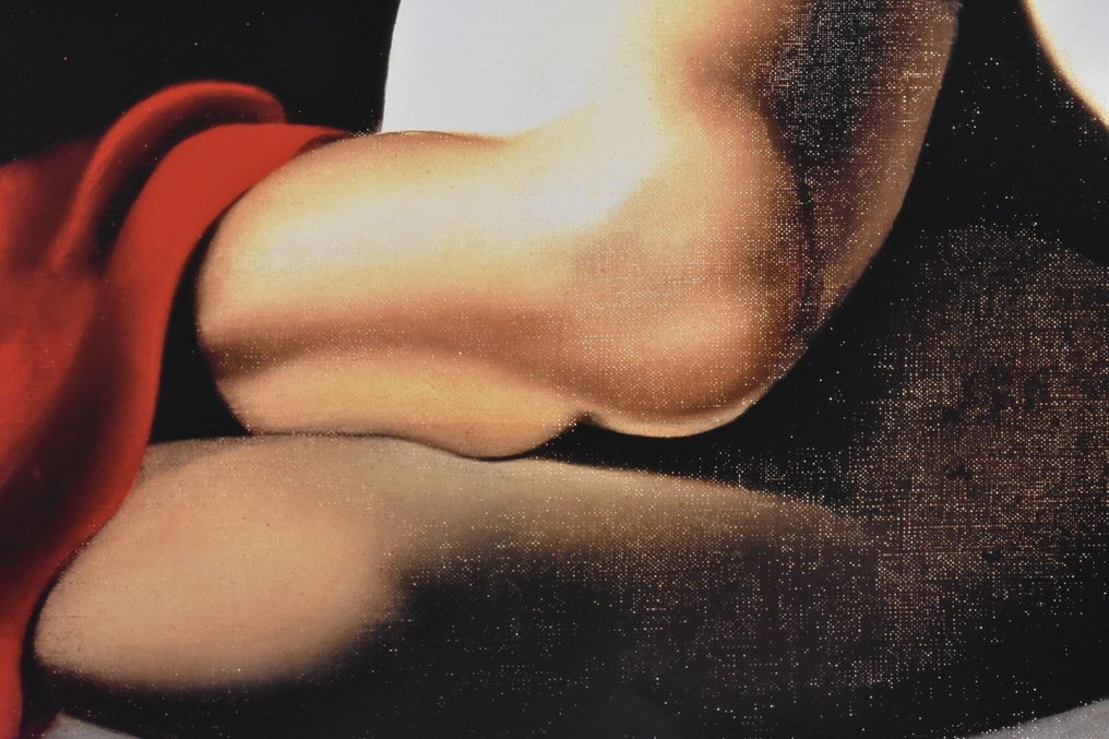 Tamara de Lempicka (after) - "The beautiful Raphaela" - Original poster - year 2004 - Authorized by Victoria de Lempicka #4.3