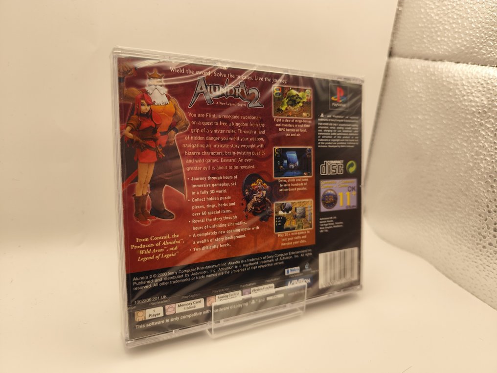 Sony - Playstation 1 (PS1) - Alundra 2 - Video game - In original sealed box #3.2