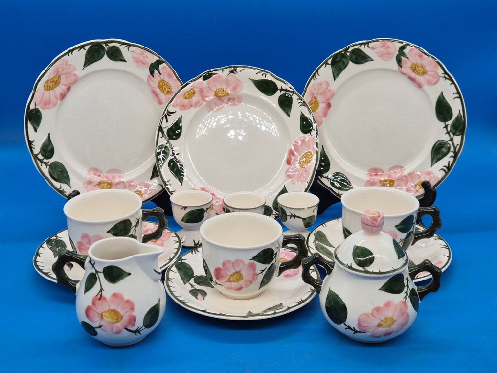 Villeroy & Boch – „Wild Rose“ – Kaffeeservice, handbemalt - Coffee set - Porcelain #1.0