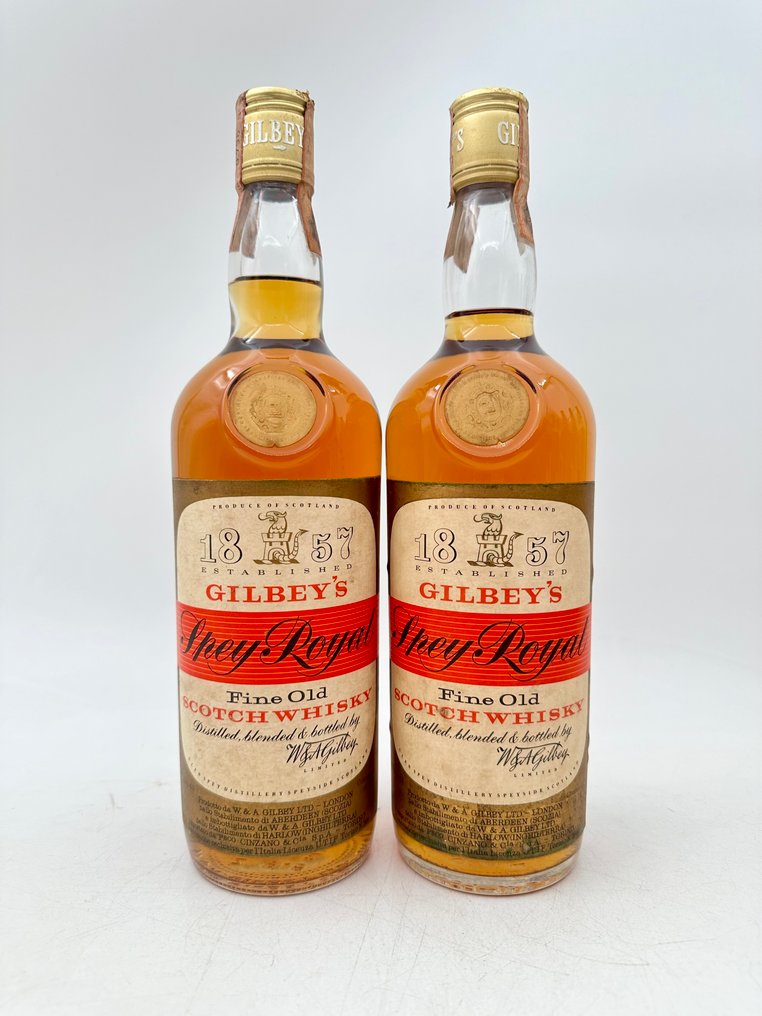 Gilbey's - Spey Royal - b. 1960‹erne - 75 cl - 2 flasker #1.0