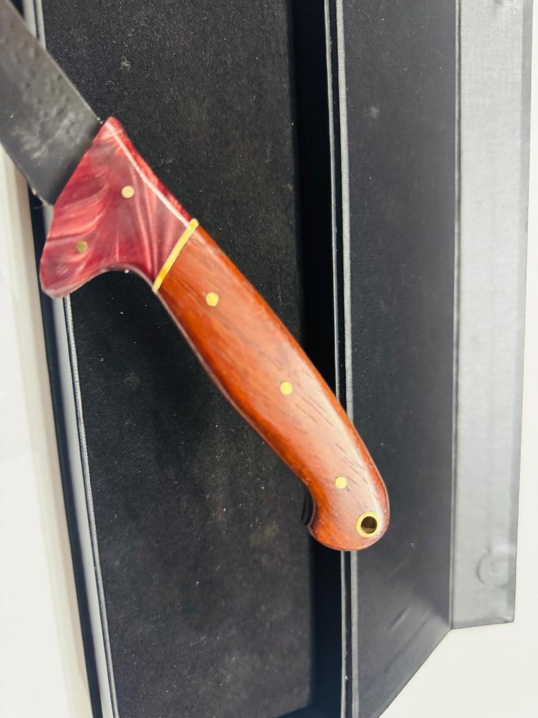 HexClad - 厨刀 -  日本片刀（029） - 钢材、少钢、环氧树脂与异国木材，配有盒子 - 日本 - 日本鱼片刀 #4.3