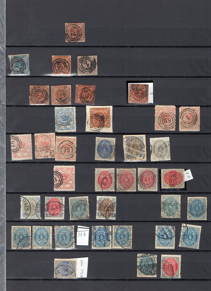 Denmark 1854/1986 - Large collection of Danish Stamps - very high Catalogue Value - Danish AFA - 3 to 864 #1.0