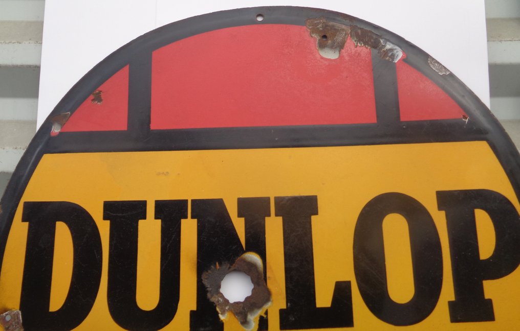 Dunlop - Dunlop stock - Sign - Enamel #1.0