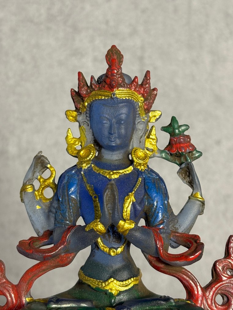 Chenrezig - 玻璃 - Late 20th century #1.0