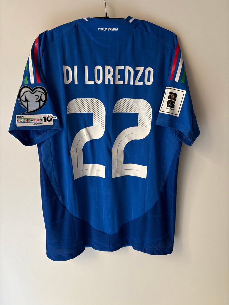 italia - Fußball-Weltmeisterschaft - Di Lorenzo player issued - 2025 - Fußballtrikot #1.0