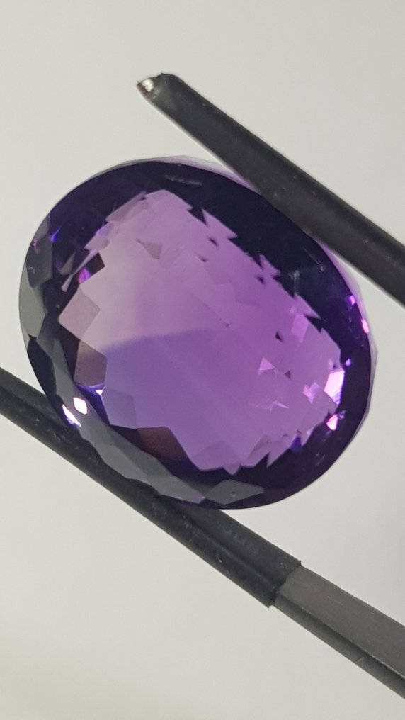 2 pcs  Μωβ Αμέθυστος  - 46.77 ct - Antwerp Laboratory for Gemstone Testing (ALGT) - Από έντονο σε ζωντανό μοβ. #4.3