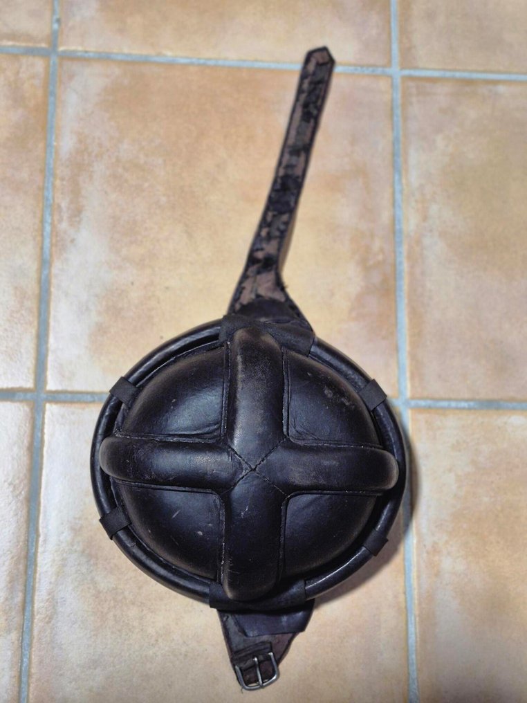 意大利 - 军用头盔 - 第一次世界大战飞行员头盔 Saratti 皇家空军 #2.1