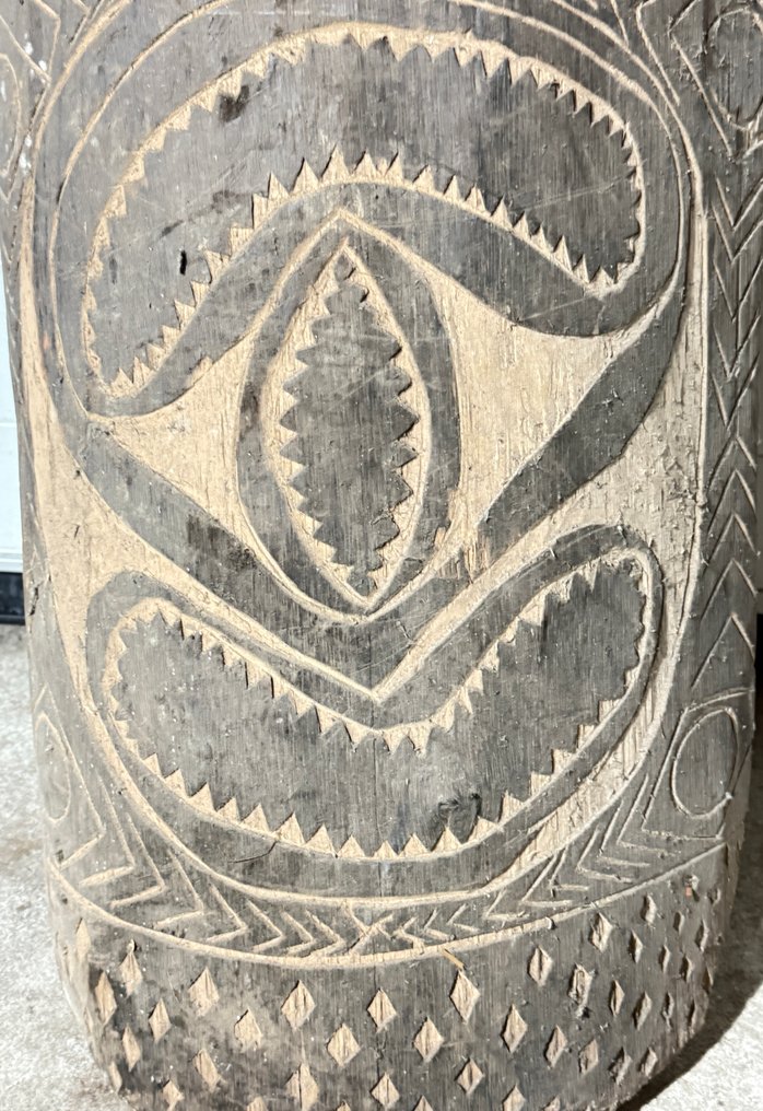 Sepik fighting shield - 173 cm - Upper sepik - Papua New Guinea (No reserve price) #3.2