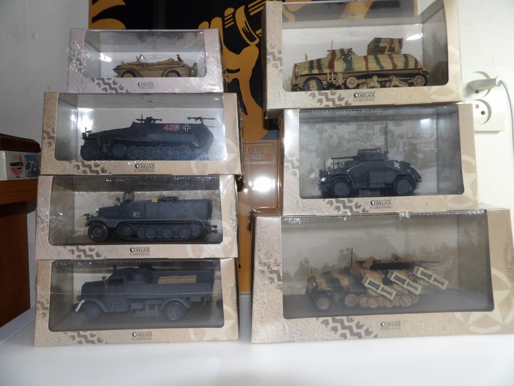 Atlas 1:43 - Στρατιωτικό όχημα μοντελισμού  (7) - WW2 Duitse Militaire Voertuigen #3.2