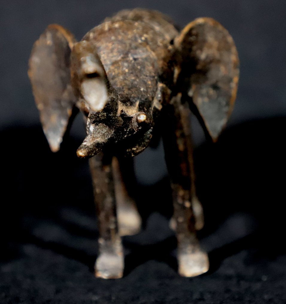 Figure - Bronze Gurunsi Elephant - 11.5 cm - Burkina Faso (No reserve price) #3.2