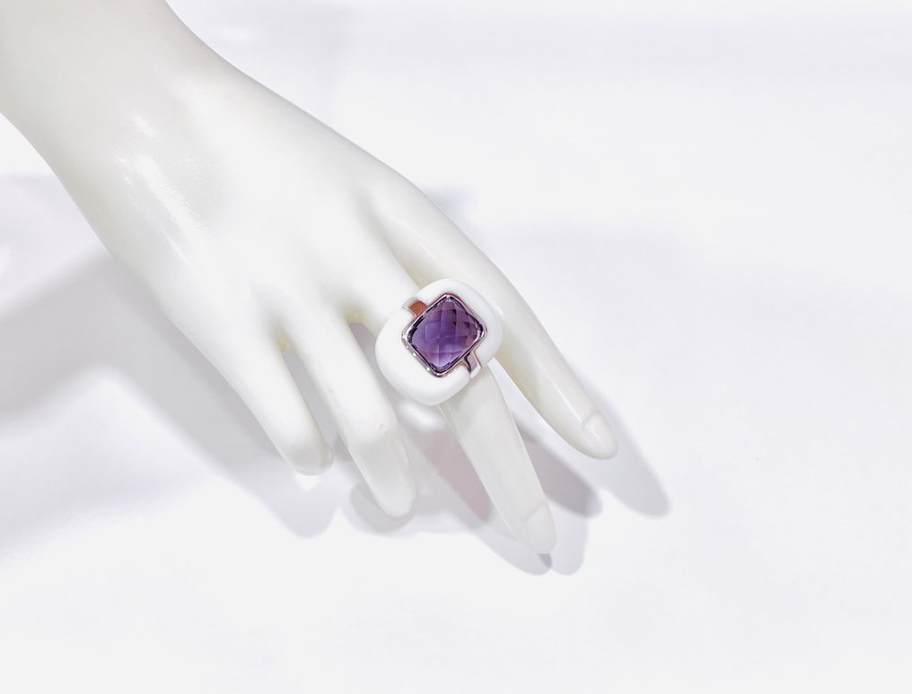 Zonder minimumprijs - Ring Zilver - Ametrino #1.0