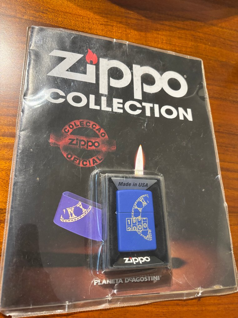 Zippo - Rare Zippo Millenium in Mint Condition Sealed Package 2010 in original box with Leaflet - Nincs minimálár - Zseb öngyújtó - Acél (rozsdamentes) #1.0