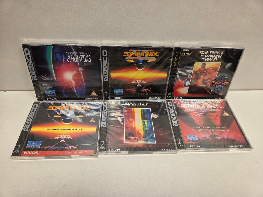 Philips - VIDEO CD - 6x Star Trek - videocollectie (Video CD) - Video game - In original sealed box #1.0