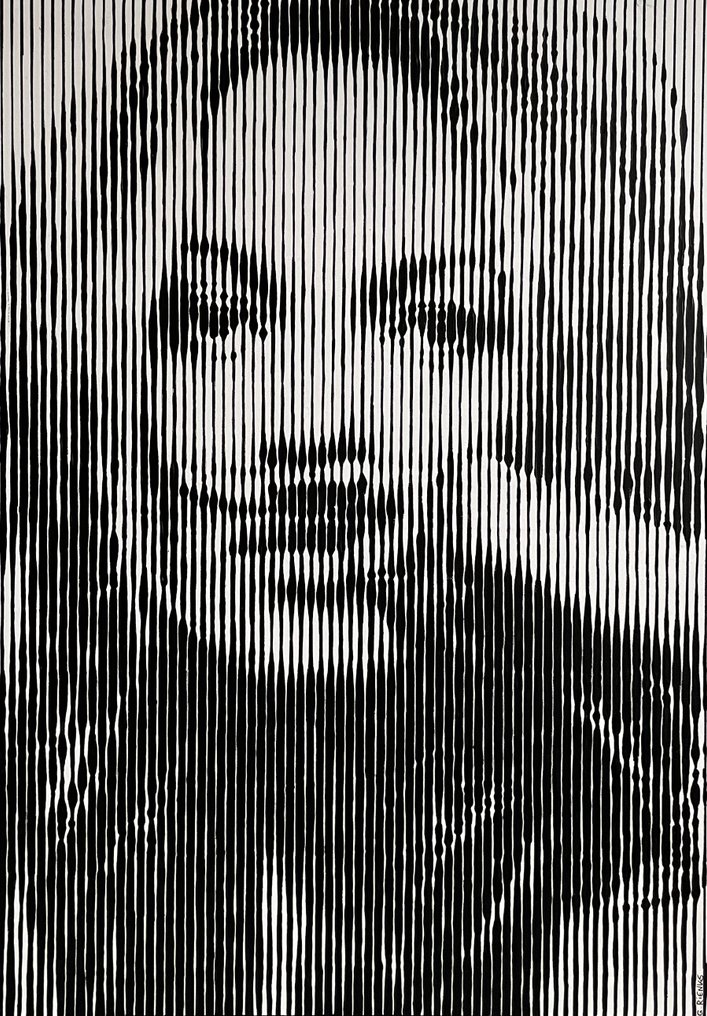 Gerke Rienks - Kate Moss, Handpainted #1.0