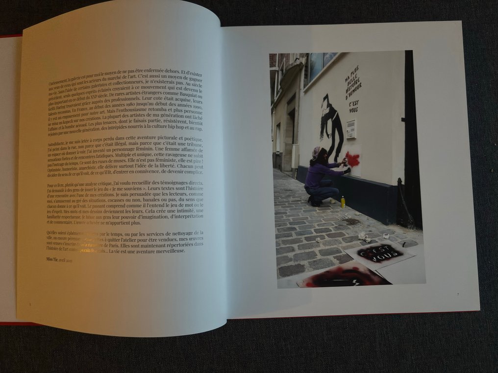 Miss Tic - Miss Tic: Histoires de rencontres [with stamped and embossed dedication] - 2019 #2.1