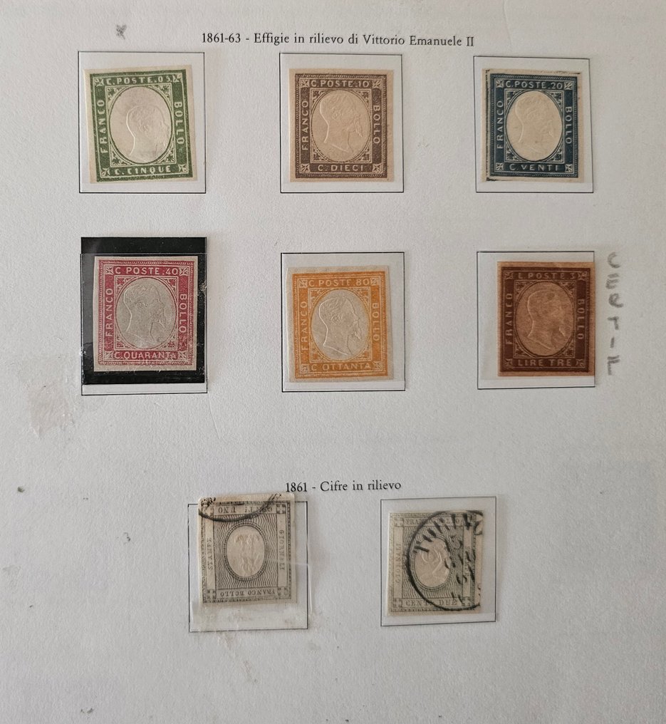 Regatul Italiei - Colecție 1861 până în 1942, mnh la 85%, restul lin și uzate, valoare sassone 2024 euro 75.000,00, #1.0