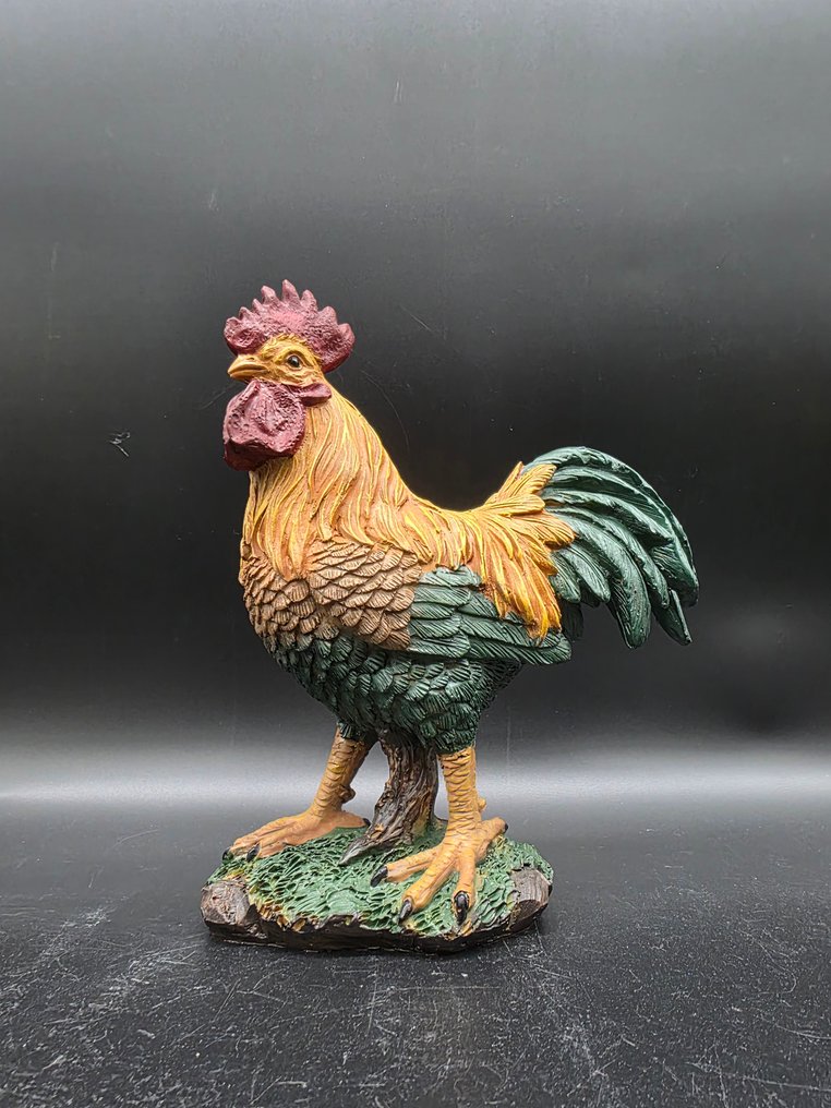 Statua, Rooster - 23 cm - Ferro #1.0