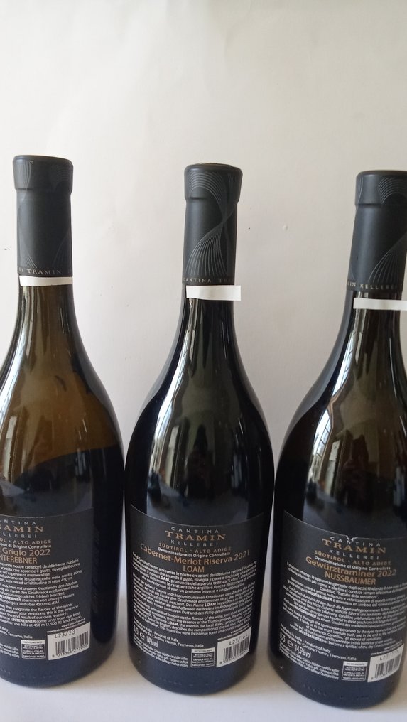2022 Unterebner, 2021 Loam & 2022 Nussbaumer, Tramin - 特伦托 - 3 Bottles (0.75L) #2.1